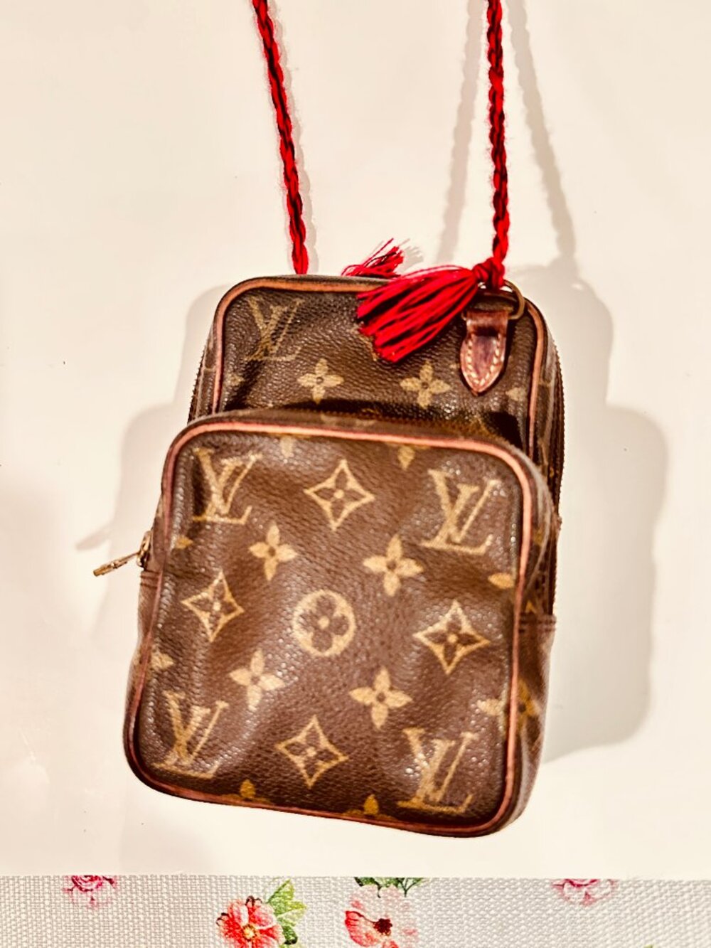 Louis Vuitton Monogram Amazone Crossbody Vintage Custom Strap - Picture 3 of 12